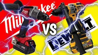 DEWALT VS MILWAUKEE / Cual Es Mejor? Guerra De taladros Rotomartillos