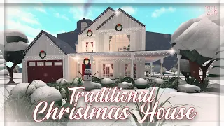 Bloxburg Cozy Traditional Christmas House 123k Speed Build