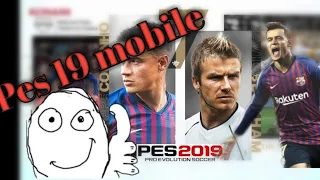 Мой первый взгляд на PES 19 MOBILE