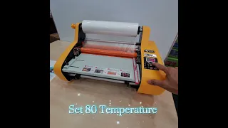 Geomaster A3 Roll Laminator Machine