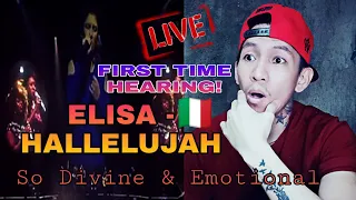 FIRST TIME HEARING TO 🇮🇹 ELISA - HALLELUJAH ( live ) On Tour - Milano 2016 ( REACCIÓN )