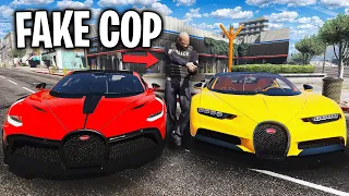 Robbing Dealership as Fake Cop.. GTA 5 RP