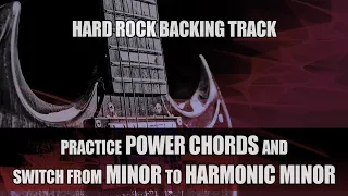 Fast Hard Rock Hair Metal Guitar Backing Track D Minor