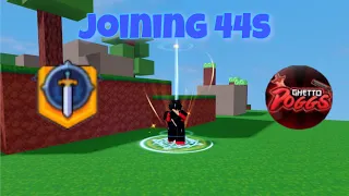 JOINING 44s Clan In Roblox Bedwars!