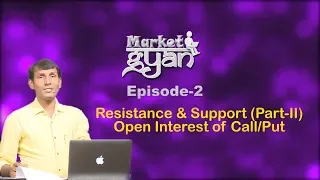 Call & Put Option !! Open Interest Analysis for Resistance & Support !! Market Gyan (Episode - 2)