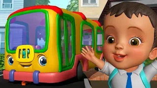 School Bus Song - स्कूल बस गीत | Hindi Rhymes for Children | Infobells