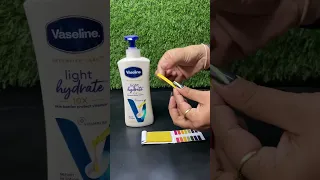 VASELINE - light hydrate lotion/ PH TEST GOOD OR BAD #phtest #beauty #ytshorts #skincare #shorts