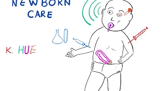 Newborn care visual mnemonic