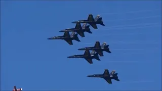 Blue Angels Fly Around at San Francisco Fleet Week April,2024