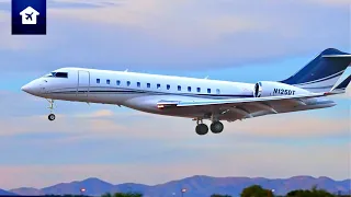 Large Private Jets ONLY | Sunset Arrivals & Departures