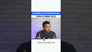 6 Modelos de Introdução para o ENEM 2022 | Profinho da Redação