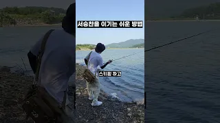 배스낚시로 서승찬을 이기는 쉬운 방법  #shorts #서승찬 #겉멋최민수 #bassfishing