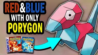 How Fast Can You Beat Pokemon Blue with Just A Porygon??