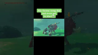 Defeating Lynel before his theme music even starts playing. 💀 #botw #Totk #nintendo #switch #Zelda