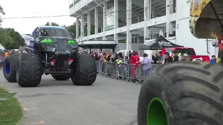 1st time driving a mini monster truck!  Had a blast!!