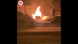 Сжёг свою машину