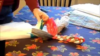Braided Plastic Bag Rug part 1
