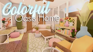 Roblox || Bloxburg: Colorful Oasis Home || House Build