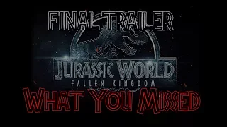 Jurassic World The Fallen Kingdom Final Trailer What you have missed!