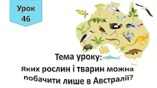 Урок 46.  Яких рослин і тварин можна побачити лише в Австралії? Я досліджую світ 4 клас.