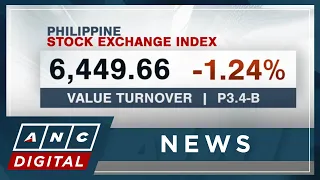 PSEi closes lower on release of lower PH Q2 GDP growth | ANC