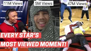 Every NBA Star's Most Viewed Moment!