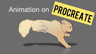 Cat run cycle tutorial [2D animation]procreate