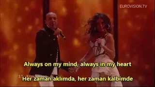 Aysel & Arash - Always (Eurovision) İngilizce-Türkçe Altyazı (English-Turkish Subtitle)