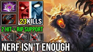 Who Said They Nerf Lycan?? WTF 2 Hit Support with Nullifier + Satanic EZ 23Kills OP Hero DotA 2