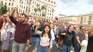 Belarusians rally against police violence in Minsk | AFP