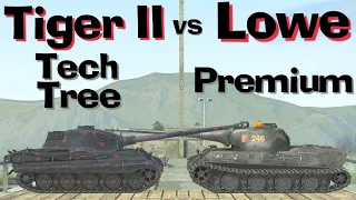 WOT Blitz Face Off || Tiger II vs Löwe