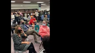 Burlington Area School Board meeting gets shut down by demonstrators calling for anti-racism