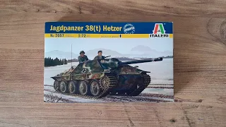 Italeri 1/72 Jagdpanzer 38(t) Hetzer Kutu İnceleme