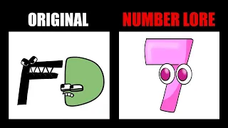 Reverse Alphabet Lore vs Spanish Number Lore Comparison | Alphabet Lore Meme Animation - TD Rainbow