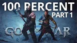 God of War Ragnarok 100% Walkthrough 🪓❄️ (All Collectibles, Favors and Platinum Trophy) Part 1