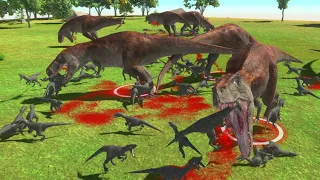 Massive Dinosaur Fight Club! - Animal Revolt