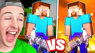 Reacting to Steve VS Herobrine Animation! (WARDEN?)