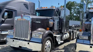 2015 kw w900 triaxle glider with cat