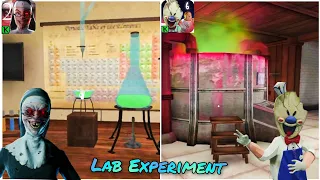 Killing The Enemies With Lab Experiments | Ice Scream 6 vs Evil Nun 2