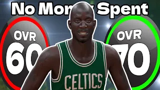 How to start out as a 60 overall in NBA2K24 (Kevin Garnett No Money Spent)