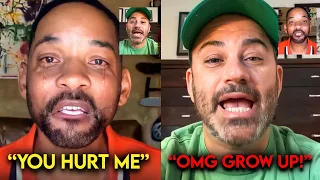 "How Dare You" Will Smith CONFRONTS Jimmy Kimmel For Joking About Him