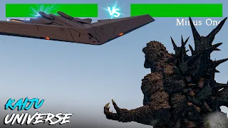 GODZILLA Minus One vs U.S.S ARGO With Healthbars - Kaiju Universe