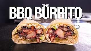 THE BBQ BURNT ENDS BURRITO (OMG!) | SAM THE COOKING GUY