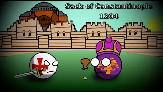 Sack of Constantinople 1204 - Fourth Crusade | Medieval Countryballs