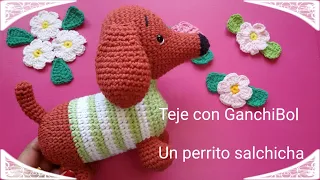 Perrito Salchicha // Teje con GanchiBol