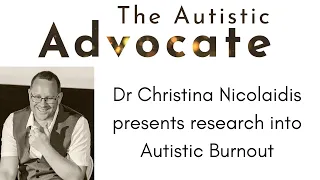 Christina Nicolaidis (AASPIRE) presenting Autistic Burnout Research at INSAR