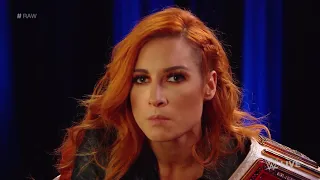 Becky Lynch has a message for Asuka Raw 12/16/2019