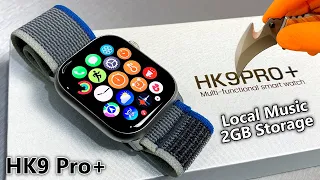 HK9 Pro Plus SmartWatch Unboxing & Full Review Best Apple Watch Series 9 Copy with watchOS 10 - ASMR