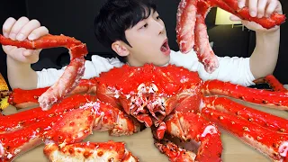 ASMR MUKBANG | SEAFOOD, Giant BULE KingCrab, 4KG !! COOKING Recipe EATING SHOW KOREAN FOOD