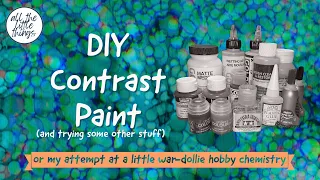 I try DIY Contrast Paint